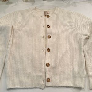 H&M White Cardigan